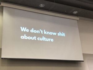 “Technical people love to talk about culture, but the truth is...” 💩 @auxesis #dotcnz #dotc19 https://t.co/OG5Dq5a9M3