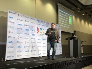 PagerDuty reports 750,000 sleep-interrupting incident notifications, @mattstratton says. “Why should you care if you’re not the one carrying the pager?” Because a non-zero percentage of those were received by the person sharing my bedroom! #dotcnz #dotc19 https://t.co/Bh7zjDZt7u