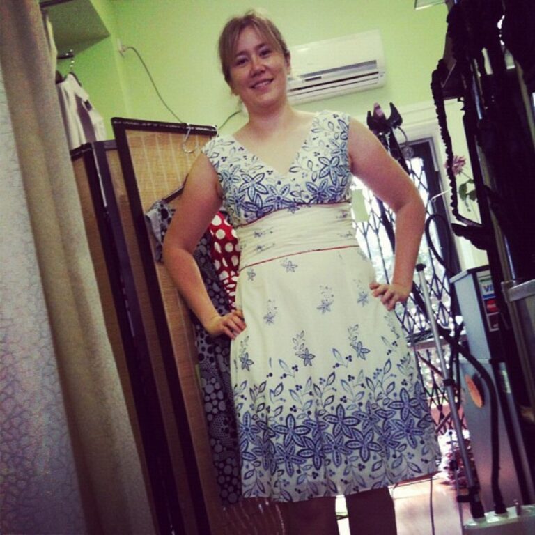 Half price? In my size?! Thank you, Santa Claus! #newdress