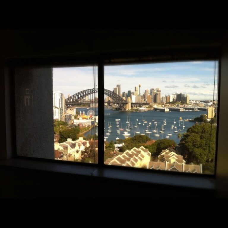 View from the meeting room I was in this arvo. It was hard to turn away!