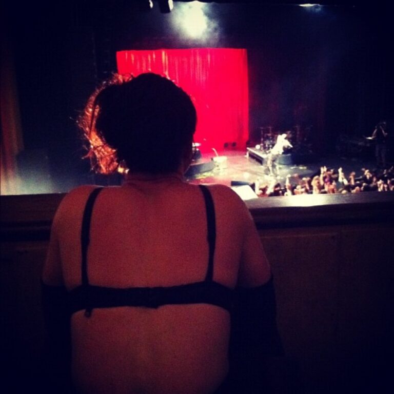 Um, holy shit. Amanda Palmer just performed a song from the seat in front of me!