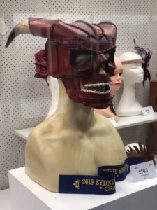 A leather demon helmet. https://t.co/U0GbIKB9e9