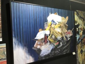 Fine art painting of literal garbage. https://t.co/XcUqKMCagu