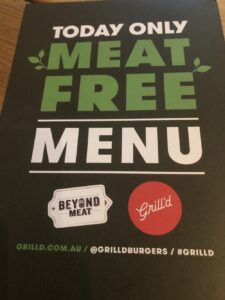 Went to @GrilldBurgers for lunch and was surprised to see it’s Meat Free Day. No meat on the menu at all! I’m a carnivore but decided to give their veggie burger a shot. It was SO GOOD! Tasty and juicy. If I hadn’t known, I may have even been fooled. Good job Grill’d. 👏🍔 https://t.co/SD4TwPbdZd