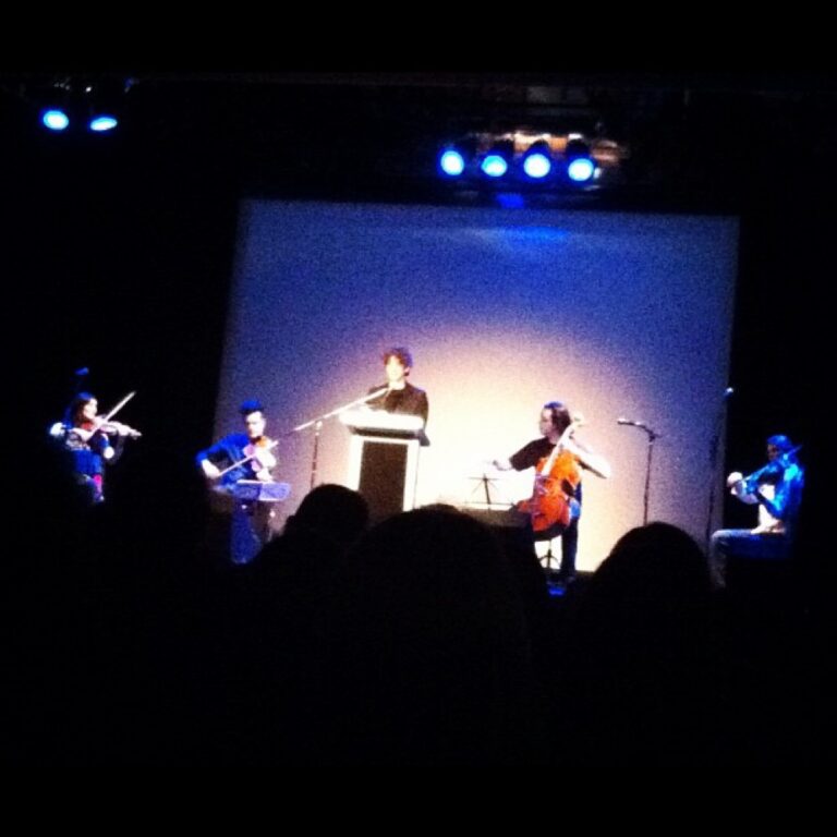 Neil Gaiman doing a reading with Fourplay backing him up. Pretty thrilling.