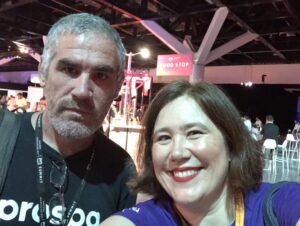 Me: “Smile! You look mean.” @darthted: “That’s my brand!” #AWSsummit https://t.co/EPyXQysiQN