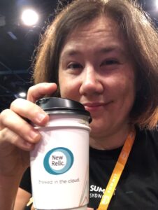 *yawn* Thanks @newrelic for the coffee, which is the only reason I’m surviving the early morning staff briefing! #AWSsummit https://t.co/5VQI0EBCsv