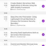 RT @frankarr: The whole build track #awssummit from the event app @AWSCloudANZ https://t.co/6ZSCIPe9gG