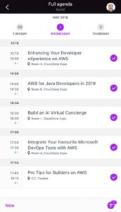 RT @frankarr: The whole build track #awssummit from the event app @AWSCloudANZ https://t.co/6ZSCIPe9gG