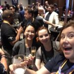 Hanging out with the @MessageMedia1 women @coder_bec and Leanne at #AWSsummit Developer Night! https://t.co/H4WzkA7fBQ