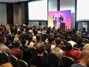 RT @gabehollombe: Full house at #AWSSummit Developer Night here in Sydney! I love the Oz dev community so much! ❤️ https://t.co/Il1ibSsHdW