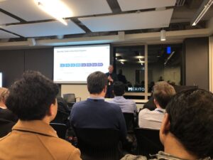 It’s rare that I find myself at a meetup these days (one that I don’t run, anyway) but tonight I’m at the Sydney #awsusergroup ! First speaker is @cornemare from @Fortinet talking container security. https://t.co/iy1cGWQJTU