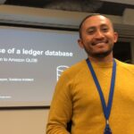 Next up at Sydney #awsusergroup is Sayem - who happens to be on my AWESOME team! - talking about Amazon QLDB, a full managed ledger database. https://t.co/1gEGyNQaro