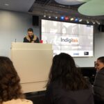 Big crowd as Liam kicks off tonight’s @indigitek meetup at Google. Can’t wait to hear @celestecarnegie from @GirlGeekAcademy share her story! 👏 #indigitek https://t.co/Rj6t2LZR1g