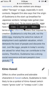 I was trying to explain what Gudetama was to someone and ended up reading the Wikipedia page. Friends, there is some weird shit there. https://t.co/bHdfbIoOQA https://t.co/rH9rP6bMf5