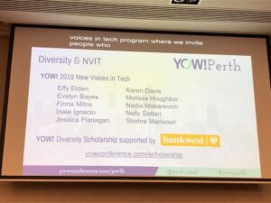 Congrats to this year’s YOW New Voices in Tech cohort! 👏 #yowperth https://t.co/Wrk2mjbVeO