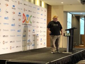 For the record, if anyone wants to make a Peter Falk animated special, @botchagalupe does a very good impression! He’s talking about Organisational Forensics... #dotc19 #dotc https://t.co/aG8OdOWOHr