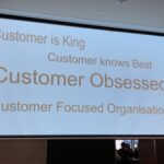 Next up is @markangrish from ANZ talking about how to be customer-centric, even in a big bank. Do you even know who your customer is? #dotc19 #dotc https://t.co/htWQgr6fIo