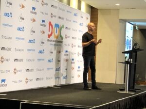 Final speaker is Oshri Zhi from @BPAY_AU. Some very big numbers - $2B in transactions every day! #dotc19 #dotc https://t.co/3m8MbqbdH2