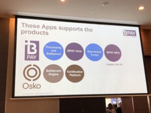 Final speaker is Oshri Zhi from @BPAY_AU. Some very big numbers - $2B in transactions every day! #dotc19 #dotc https://t.co/3m8MbqbdH2