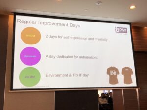 The team at @BPAY_AU have regular Improvement Days: Innov8, Automate, and Environment & “Fix It” Days. Went so well the rest of the business have started participating too! #dotc19 #dotc https://t.co/xzxP9iJXVY