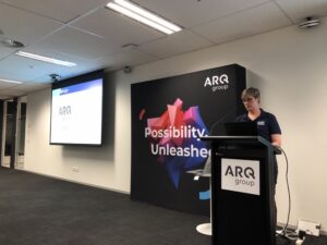 Kicking off #yownight at @arq_group! Looking forward to hearing from @daveathomas and @awscloud Community Hero Gus Nalwan from @carsales... https://t.co/1oM6evEFV2