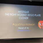 First talk is from Gus on Mystique - the fight against rego plate cloning. I suspect this is going to involve AI... 🤔 @carsales #yownight https://t.co/MmO5qZTr2A