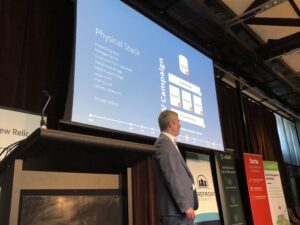 Next speaker is Joe Waller from @findercomau taking us through their cloud-first transformation. Their legacy physical stack would take a big hit whenever they ran TV campaigns. Moving to @awscloud offered instant elasticity benefit. #cloudstrategy19 https://t.co/4xU1zgBY2e