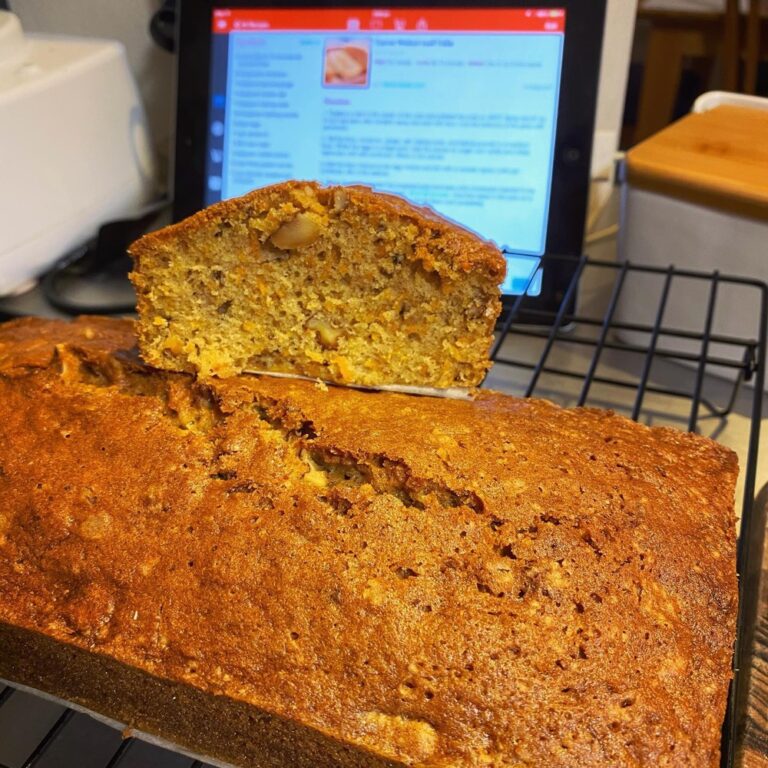 When you’ve got a pantry full of walnuts, carrot and walnut bread is the only thing for it.