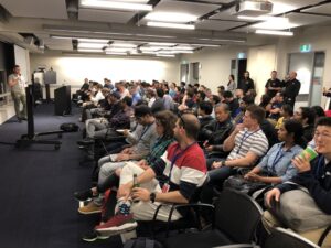 Nice full crowd for tonight’s Sydney Data Engineering Meetup at AWS! @petehanssens always puts on a good event. 👏 https://t.co/FDMESA7vB0