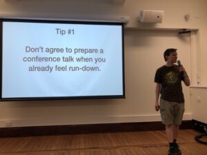 Advice from @iamnotyourbroom, who is not unrelatedly speaking at @webdirections Summit in a few weeks. ❤️ #sydtechleaders https://t.co/POEfizOZts