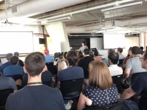 Huge crowd for @ashlebug’s talk on accessibility and neurodiversity. Great to see such support at #DDDBrisbane for an important topic! https://t.co/iB0bTFVhWq