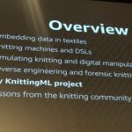 RT @unixbigot: I am dying to find out from @web_goddess what “Forensic Knitting” is! #dddbne https://t.co/BmuJgkTqb6