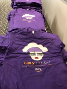 Excitement in the air as we set up for AWS Girls’ Tech Day in Blacktown! Looking forward to meeting the technologists of the future today. #awsgirlstechday https://t.co/zGRsUjI1Of