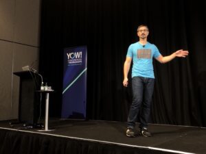 Lots of chuckling as @caseyrosenthal tells us about his career journey through the 15th and 19th centuries... #yow19 https://t.co/obaDaXHvto