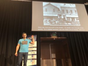 Lots of chuckling as @caseyrosenthal tells us about his career journey through the 15th and 19th centuries... #yow19 https://t.co/obaDaXHvto