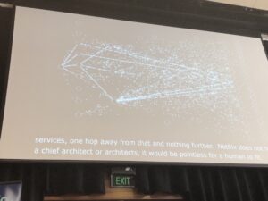 Complex systems are ones where a person cannot possibly model it in their head. (Reminds me of Jane from the Ender books...) @caseyrosenthal on why Netflix doesn’t have chief architects. #yow19 https://t.co/7DQSLTvSeh