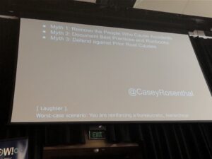 “I’ll be more provocative. If you’re doing RCA, YOU’RE DOING IT WRONG. Best case scenario, you’re wasting your time.” @caseyrosenthal pulling no punches today! #yow19 https://t.co/AhvNLfJh7F