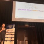 Steps to Production Excellence: Know when your systems are broken; be able to debug them, in cross-functional teams; and close feedback loop by eliminating (unnecessarily) complexity. @lizthegrey #yow19 https://t.co/IFED8TgZMs