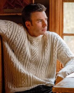 Fortunately remembered to do a search on @ravelry before I started reverse engineering Chris Evans's Knives Out sweater and found that @_Caryn_S has already started! (Caryn - let me know if you want help!!) https://t.co/mgIVWo0o7u https://t.co/jQ4bfdNrd5