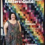 Here’s me, @unlikelylibrary, and @knitterjp making our debut on the @KnitGuildNSW magazine cover! Jody’s 🌈 blanket is amazing. (Can’t spot me and Amy? Those are our hands holding the blanket up! 😂) https://t.co/DOpuNFN0v7