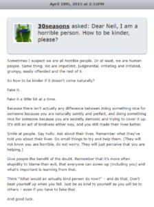 RT @kuso_otoko: here's something about kindness from @neilhimself that I think about all the time https://t.co/eP9KL5MGE0