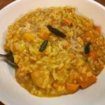 I made dinner! Pressure Cooker Butternut Squash Risotto With Frizzled Sage and Brown Butter from @seriouseats... (I added some chicken!) https://t.co/qLltTygGBj https://t.co/9g6BUrHfmK