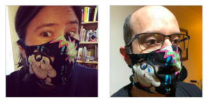 Blog post! Pattern Round-up: Free Face Masks. In which I compare easy of construction, fit, and comfort for three mask patterns from @freesewing_org, @makerhealthco, and @ragmaskedbandit. (Spoiler: we have very different head shapes.) https://t.co/Dr6PIfppiS https://t.co/E9u6qsUmz6