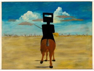 Ned Kelly by Sidney Nolan. I can’t explain why - I just love it. https://t.co/IdQepz9X2u https://t.co/8Z1HXvhRNq