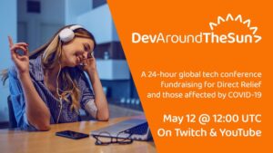 I'm really honoured to be invited to speak alongside technologists from around the world on May 12-13 for a global fundraiser to @DirectRelief. And yeah, I'm talking about knitting and computers again! ❤️🧶 Details here: https://t.co/XLaKMW7Q6u #DevAroundTheSun @DevAroundTheSun https://t.co/JPbuFRty1l