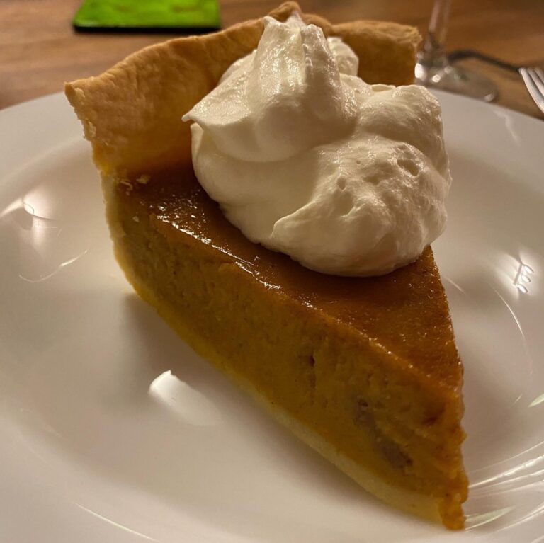 Butternut Pumpkin Pie. I couldn’t find canned pumpkin so I roasted my own. (Used store-bought pastry though.) Really really good!