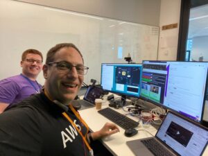 RT @petehanssens: Me and director John @jrotenstein in the control room today chatting with @sbarski - great fun! https://t.co/Ug2HTp9z93