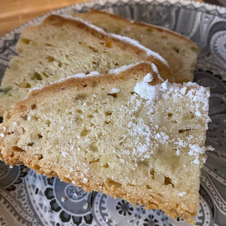 I looked up “best stollen in Munich” and then went to Cafe Kreutzkamm to get some yesterday.

Me: How is it?
Him: It tastes like a cookie. I’m eating cookies for breakfast!