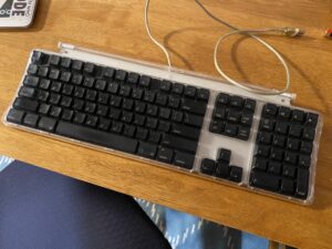 I am very sorry to report that my beloved Apple Keyboard, the “crumb catcher,” has not survived 4 months of me bashing on it 40+ hours a week at home. I’ve had to switch to a boring Logitech. I feel like I should give it a Viking funeral. 😢⌨️🛶🔥 https://t.co/TkQThmZr8H